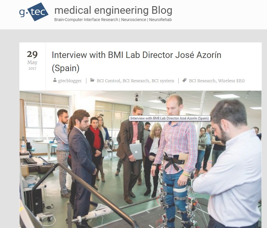Interviw about BCI, technology and disability