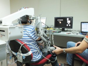 Brain to motion research test of the interface for exoskeletal neuroprosthesis